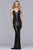 Faviana - ES10112 Gorgeous Allover Sequin Sheath Evening Dress in Black