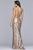 Faviana - ES10112 Gorgeous Allover Sequin Sheath Evening Dress in Gold