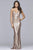 Faviana - ES10112 Gorgeous Allover Sequin Sheath Evening Dress in Gold