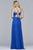 S10173 Surplice Bodice High Low Long Dress