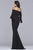 S10176 Lace Long Sleeve Off-Shoulder Sheath Dress