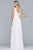 S10177 V-Neck Sleeveless Chiffon Long Dress