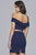 S10180 Two-Piece Glitter Jersey Cocktail Dress