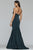 Faviana - S10213 Strapless Stretch Faille Satin Mermaid Dress in Green