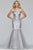 Faviana - S10221 Embroidered Sequin Halter Mermaid Gown