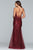 Faviana - S10280 Sequined Sweetheart Mermaid Dress in Red