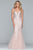 Faviana - S10300 Embroidered Tulle Deep Sweetheart Mermaid Dress in Pink