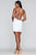 Faviana - S10356 Halter Stretch Jersey Sheath Dress In White
