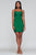 Faviana - S10359 Short Stretch Satin Dress In Green