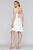 Faviana - S10368 Strapless Sweetheart Solid Chiffon Cocktail Dress In White