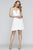 Faviana - S10368 Strapless Sweetheart Solid Chiffon Cocktail Dress In White