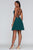 Faviana - S10369 Halter Chiffon A-line Cocktail Dress In Green