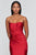 Faviana - S10381 Long Stretch Charmeuse Dress In Red