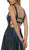 Nox Anabel - S267 Embellished Scoop Neck A-line Dress In Green
