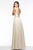 Faviana - S7325 Long Strapless Prom Gown in Neutral