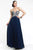 Faviana - S7325 Long Strapless Prom Gown in Blue