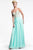 Faviana - S7325 Long Strapless Prom Gown in Blue
