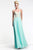 Faviana - S7325 Long Strapless Prom Gown in Blue