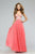 Faviana - S7325 Long Strapless Prom Gown in Pink