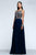 Faviana - S7559 Dazzling Chiffon Gown with Embellished Sheer Bodice in Blue