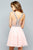 s7670 Sleeveless Beaded Chiffon A Line Cocktail Dress