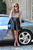 Appealing Sheer and Leather Cocktail Dress S7671