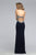 s7715e Strapless Embroidered Evening Dress