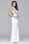 s7906 Long halter matte jersey dress with beading and cutouts