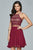 Halter Neck Two-Piece Short Dress s8066