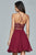 Halter Neck Two-Piece Short Dress s8066