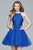 Embellished Halter Neck Dress s8067
