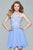Beaded Halter Neck Chiffon Dress s8068