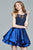 Beaded Stretch Taffeta Cocktail Dress s8069