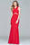 Sleeveless V-Neck Long Dress s8084