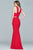 Sleeveless V-Neck Long Dress s8084