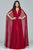 Chiffon Caped Gown  s8087