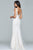 Embroidered Lace Evening Gown s8089