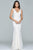 Embroidered Lace Evening Gown s8089