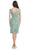 Interweaved Shirr Bodice Cocktail Dress