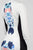 Sangria - DBJUT75 Multi-Printed Scuba Sheath Dress in White and Multi-Color