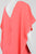 Sangria - SALU492 Chiffon Bateau Column Dress in Orange