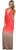 Savee Couture - Long Halter Dress in Peach Ombre