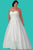 Strapless Long Lace Dress SC5215
