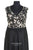 SC4037 Plus Size Dress in Black/Cream