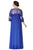 Luminous Illusion Lace Quarter Sleeve A-Line Gown SC4055