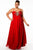 Sydney's Closet - Sweetheart Neckline with Spaghetti Straps A-line Dress SC7071 in Red