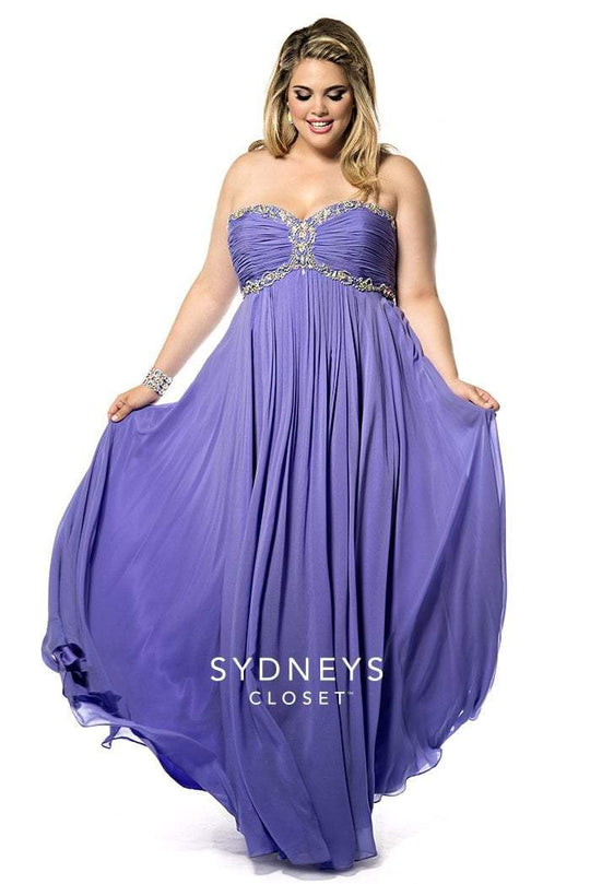 SC7147 Plus Size Dress in Iris