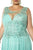 SC7149 Plus Size Dress in Aquamarine