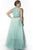 SC7150 Plus Size Dress in Aqua