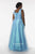 SC7154 Plus Size Dress in Blue Mist